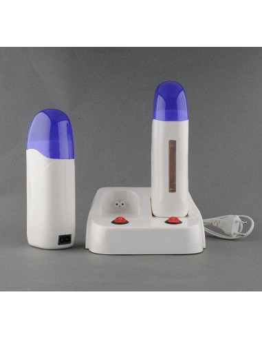 Încălzitor ceară dublu 2x100ml – epilare profesională rapidă și eficientă