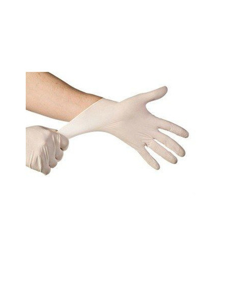 Manusi latex pudrate unica folosinta 100buc/set
