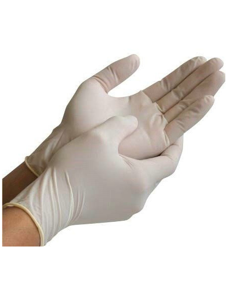 Manusi latex pudrate unica folosinta 100buc/set