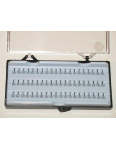 Gene false fir cu fir – 10 mm, păr natural, 60 bucăți individuale