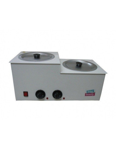 Decantor profesional ceară 9L – cuve metalice, termostat dublu, ideal pentru saloane