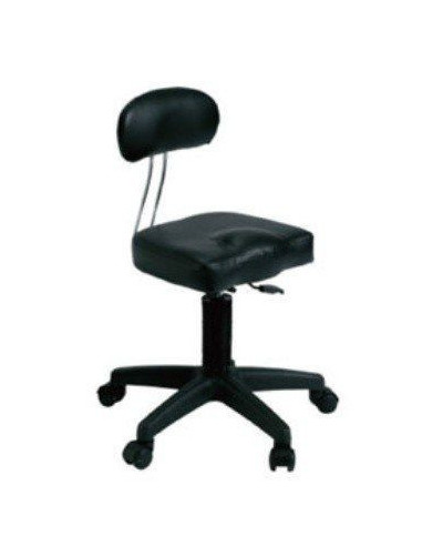 Scaun cosmetica cu spatar ergonomic - Lucky