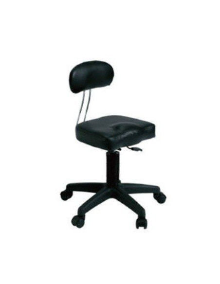 Scaun cosmetica cu spatar ergonomic - Lucky