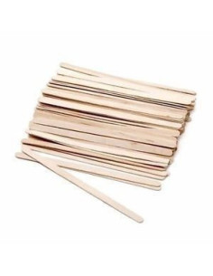 Spatule din lemn mici – aplicare precisă a cerii pe zone sensibile, ideale pentru saloane și acasă 2