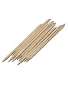 Set 10 Bețișoare din Lemn de Portocal pentru Manichiură