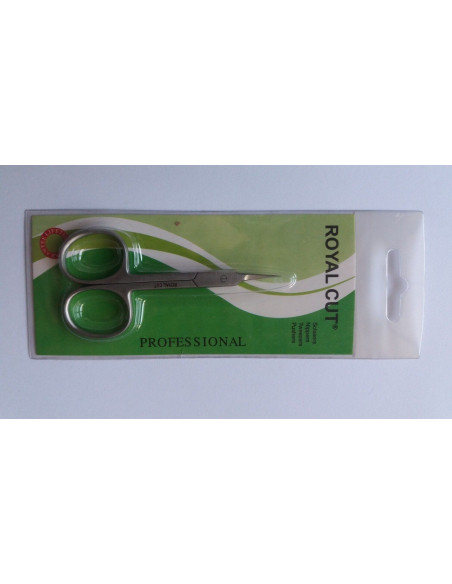 Forfecuță cuticule Royal Cut mată 3,5” – vârf curbat, oțel inoxidabil