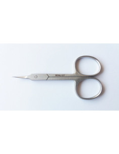 Forfecuță cuticule Royal Cut mată 3,5” – vârf curbat, oțel inoxidabil 2