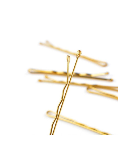 Agrafe de păr aurii profesionale – Set 60 bucăți