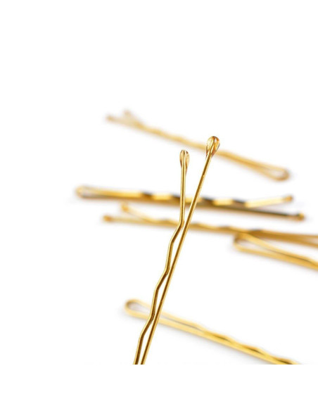 Agrafe de păr aurii profesionale – Set 60 bucăți