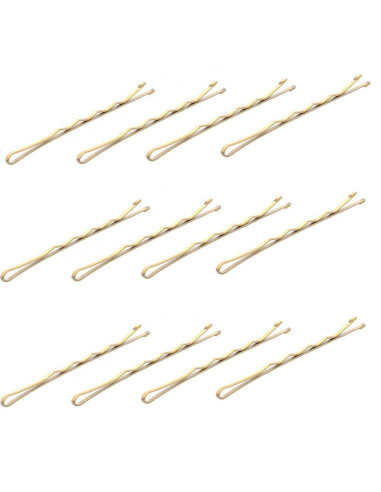 Agrafe de păr aurii profesionale – Set 60 bucăți