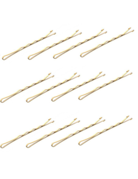 Agrafe de păr aurii profesionale – Set 60 bucăți