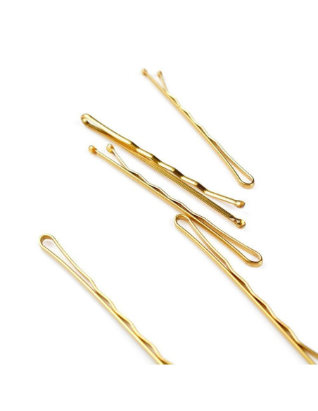Agrafe de păr aurii profesionale – Set 60 bucăți