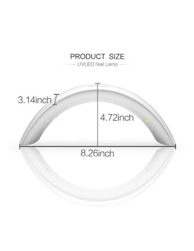 Lampa Unghii UV LED 24W Sun