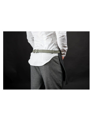 Șorț scurt din piele naturală – profesional, elegant, personalizabil