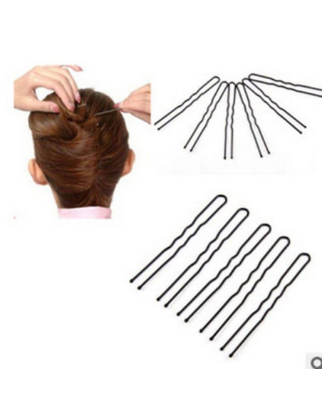 Set 100 Ace de Păr pentru Coc – 3 Dimensiuni