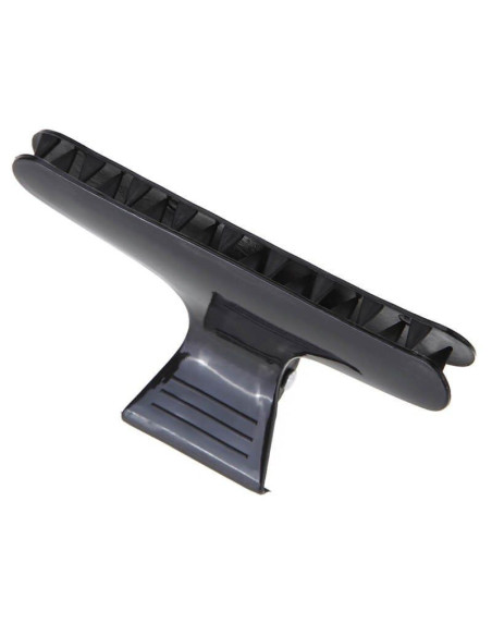 Set 12 clesti coafor cu arc – plastic negru, 10 cm