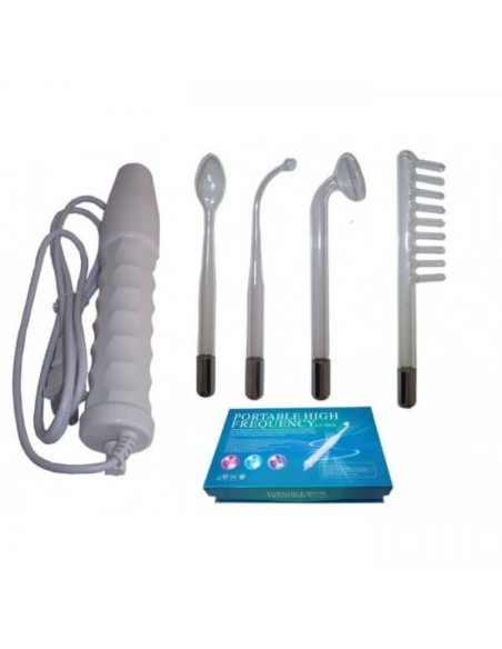 Electroderm Portabil pentru Tratamente Cosmetice cu 4 Capete