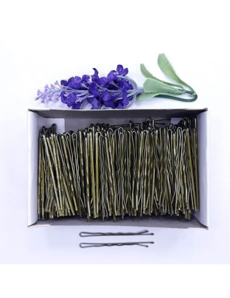 Agrafe de păr aurii 60mm – cutie profesională 500g
