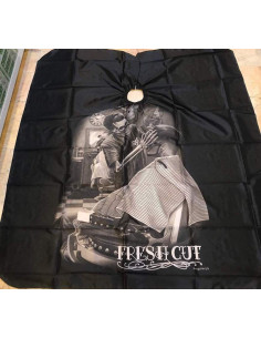 Pelerină Tuns Clasică Antistatică – 160x140 cm, Clips 2