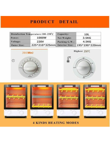 Cuptor sterilizare uscata