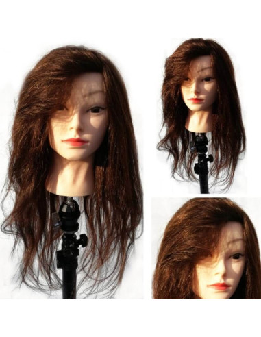 Cap practica coafor cu par sintetic