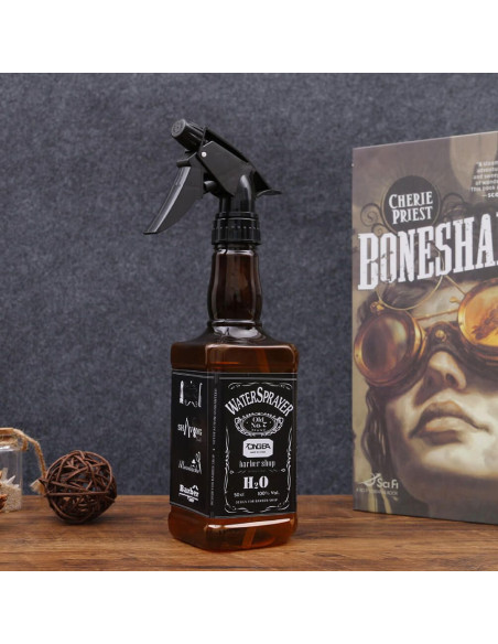 Pulverizator frizerie whisky negru