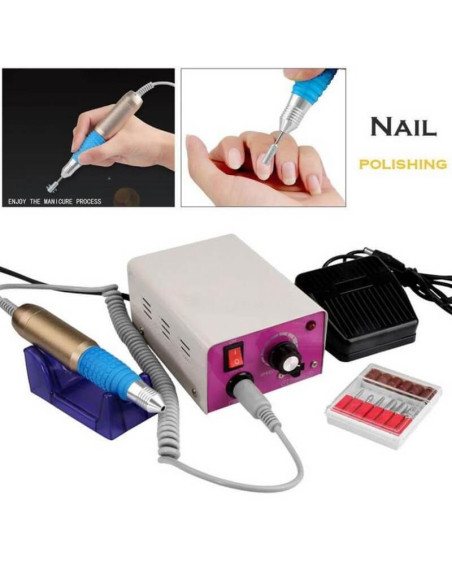 Freza unghii profesionala, pila electrica, unghii false 30000rpm