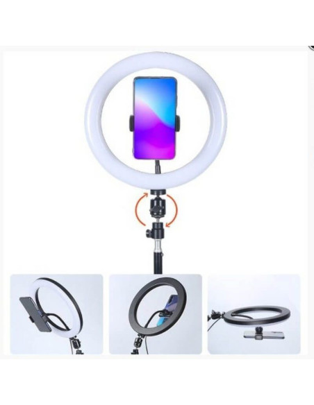 Lampa circulara LED cu trepied