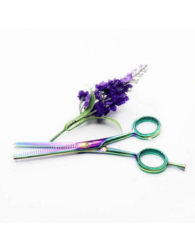 Foarfecă de filat Cameleon nr. 5.5” – ergonomică, profesională, design inspirat din ocean