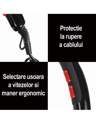 Uscător UltraLite 2100W – profesional, ușor, ceramică și turmalină