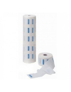 Gulere frizerie hârtie gofrată – protecție igienică, set 5 role x 100 benzi 2
