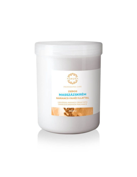 Cremă anticelulită Yamuna cu scorțișoară și portocale – tratament profesional pentru fermitate și piele tonifiată 1000ml