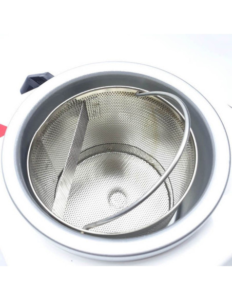 sita din otel in cuva de la Decantor Ceara Epilat Profesional 1kg