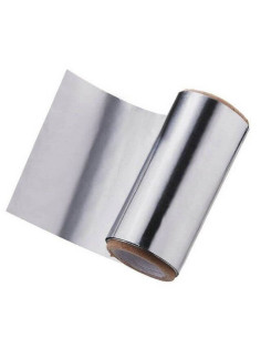 Folie aluminiu pentru șuvițe – 12 cm × 90 m, grosime 15 microni