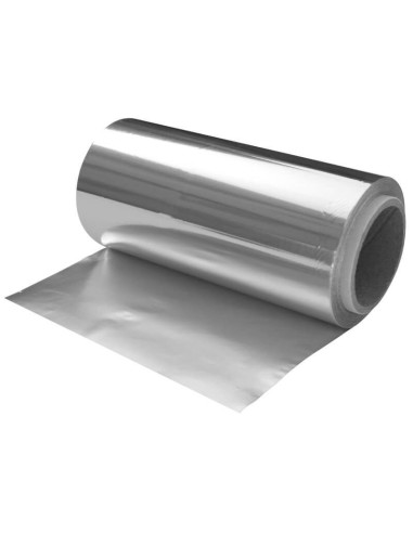 Folie Aluminiu pentru Vopsit Șuvițe – 12 cm x 100 m, Albă