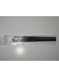 Set 3 pensule profesionale aplicare Gel UV – mărimi 4, 6, 8 pentru precizie și control 2