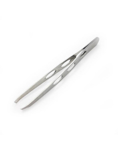 Pensetă profesională cu vârf oblic – 9,5 cm, oțel inoxidabil 2