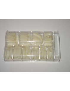 Set 500 unghii false culoarea unghiei – 10 mărimi, ambalaj la cutie, ideal pentru manichiură French 2