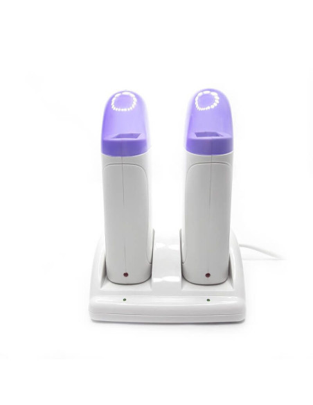 Încălzitor ceară dublu 2x100ml – epilare profesională rapidă și eficientă