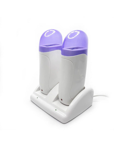 Încălzitor ceară dublu 2x100ml – epilare profesională rapidă și eficientă