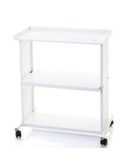 Ucenic cosmetica metalic cu roti ALB