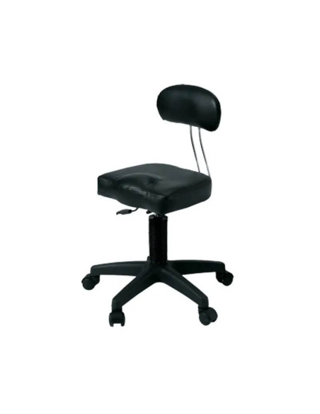 Scaun cosmetica cu spatar ergonomic - Lucky