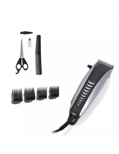 Mașină de tuns Super Pro Clipper SP‑4604 cu lame inox și 4 capete.