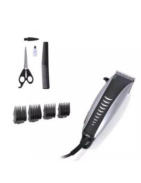 Mașină de tuns Super Pro Clipper SP‑4604 cu lame inox și 4 capete.