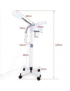 Lampa cu lupă și vapozon Maestro – tratamente faciale cu ozon și iluminare LED 2