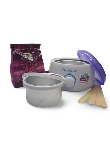 Prowax Glow – epilare Italwax, piele netedă și strălucitoare, kit complet Prowax Glow – epilare Italwax, piele netedă și strălucitoare, kit complet