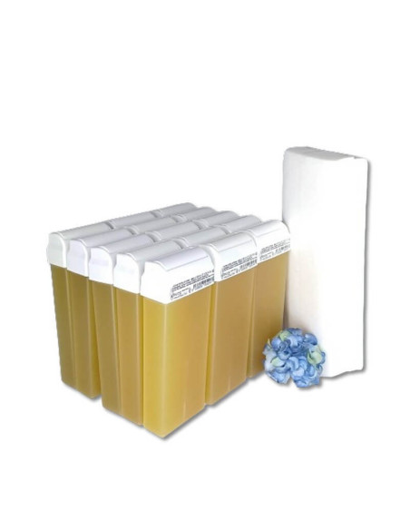 Set Epilare Ceară cu Miere – Nutritivă și Delicată, 12 Cartușe