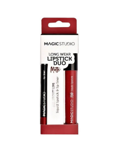 Set Perfect Lips ruj lichid mat si creion contur Nr.3 Rosu 2