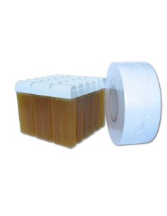 Pachet 18 Cartușe Ceară + Rolă Hârtie 60m – Epilare Completă Acasă sau la Salon