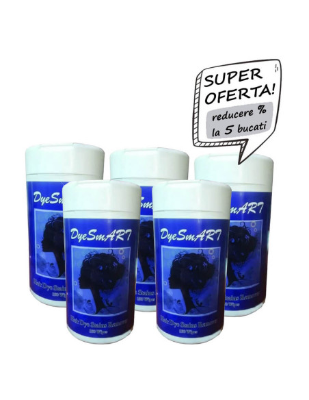 Oferta 5 bucati Servetele indepartare pete vopsea de par DyeSmart